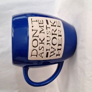 🛍2/$15🛍 #AAT  blue coffee mug (don't ask me. I just work here)